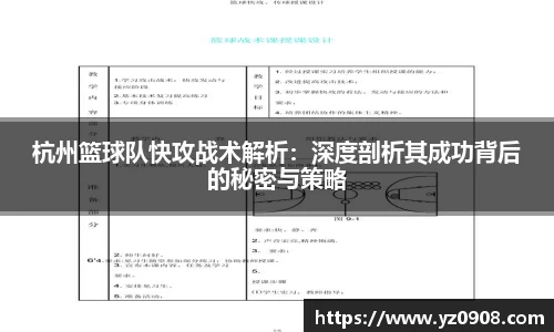 杭州篮球队快攻战术解析:深度剖析其成功背后的秘密与策略