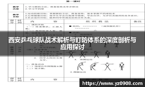 西安乒乓球队战术解析与盯防体系的深度剖析与应用探讨